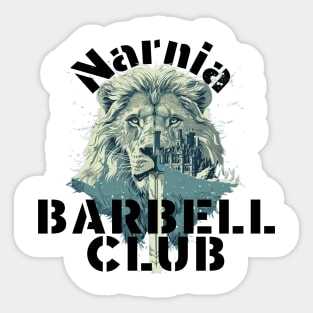 Narnia Barbell Club Sticker
